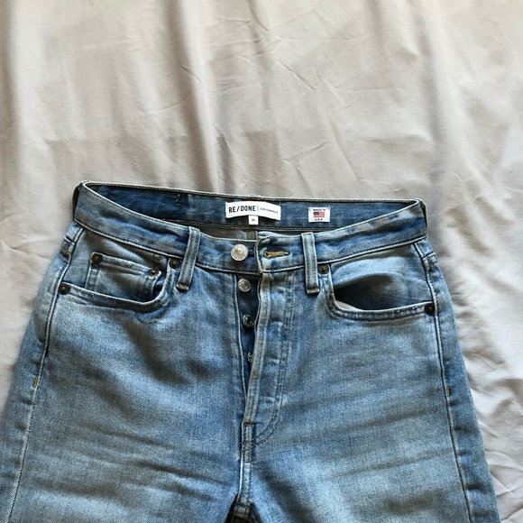 Re/Done Light Wash Jeans - Picture 3 of 6